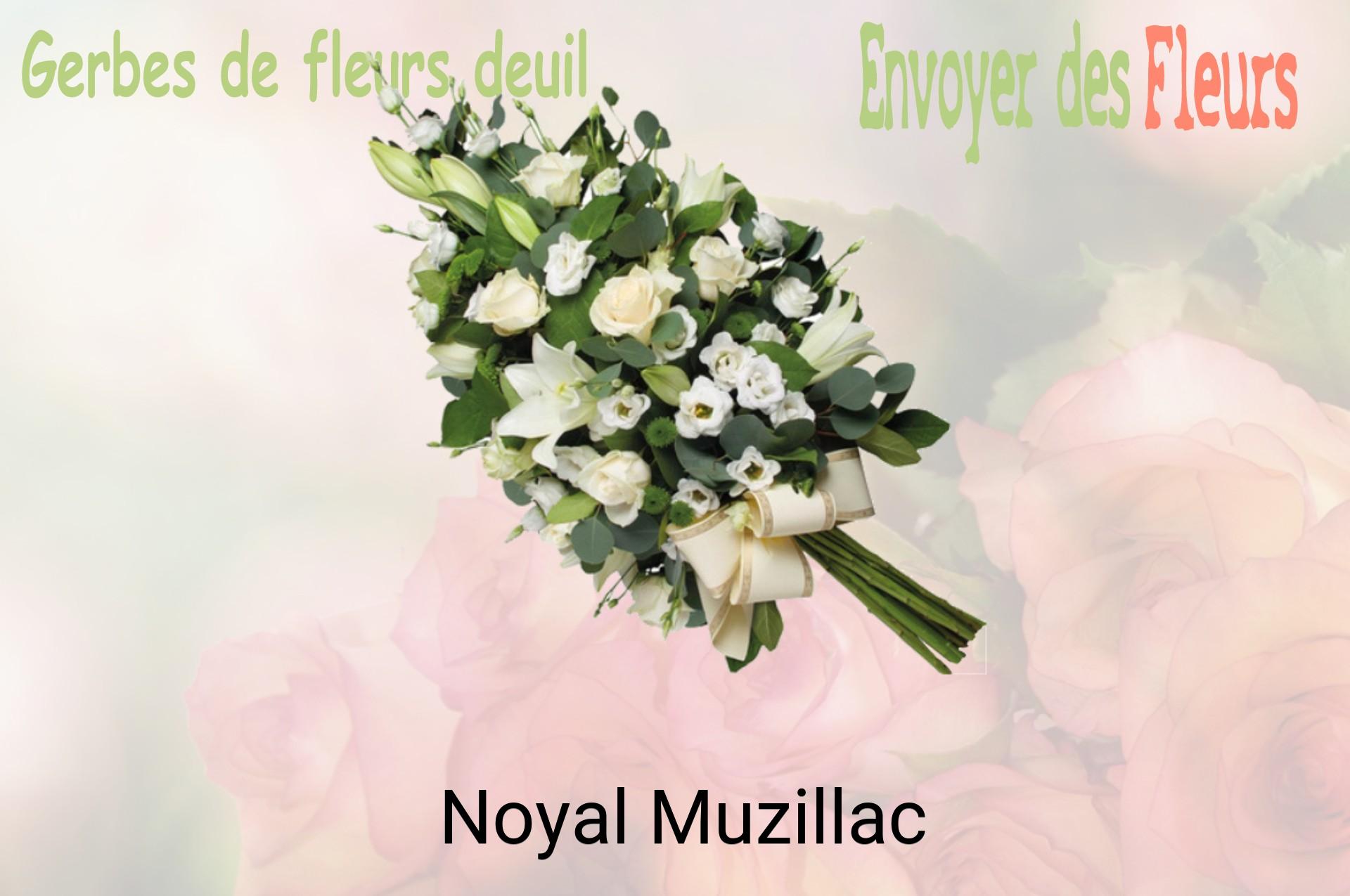 Gerbe de fleurs de deuil livrée à Noyal-Muzillac